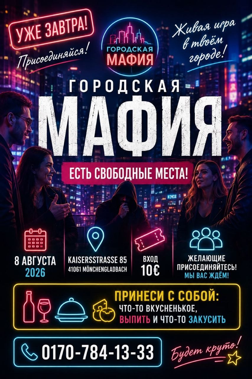 Афиша: Городская мафия